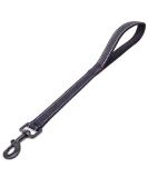 Dog Lead Short Training Dog leashes 25 inch Black - Buy Online on GoSupps.com