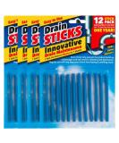 Buy Drain Sticks x48 Fast & Effective Drain Cleaning for Sinks Baths & Showers | Prevent Blockages & Odors - International Shipping - Buy Online on GoSupps.com