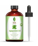 SVA Spearmint Essential Oil 4 Oz - 100% Pure & Natural - Premium Grade for Aromatherapy, Face, Body, Hair Care - Buy Online on GoSupps.com