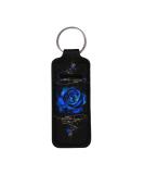 AFPANQZ Blue Rose Chapstick Keychain Holder - Portable Lipstick & Lip Balm Sleeve for Women | Bulk Lip Gloss Pouch - Buy Online on GoSupps.com