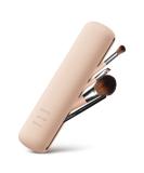 BEZOX Trendy Silicone Travel Makeup Brush Holder - Waterproof Slim Brush Container for Women (Khaki, Small) - Buy Online on GoSupps.com