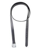 PFIFF 102696 Stirrup Leathers - Soft Black 130 cm | High-Quality Equestrian Gear for International Shipping - Buy Online on GoSupps.com