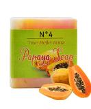 Papaya Yoni Soap Bar for Women - pH Balanced Organic Handmade Soap for Odor Elimination, Itchiness, and Dryness - Feminine Hygiene and Vaginal Cleansing Soap - Buy Online on GoSupps.com