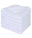 Microfiber facial cleaning towels 30x30cm make -up removered cloth - washable and reusable Microfiber make -up towel white 1 piece (6 Pack) - Buy Online on GoSupps.com