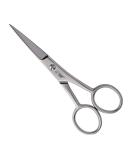 Otto Herder Bartscher Men 11.5cm - Bartschneider nose hair shears Bart scissors straight blade cuts precisely trees and beards - fine micro toothing prevents the hair from slipping - Buy Online on GoSupps.com