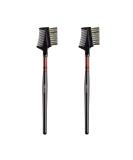 KOOBA Makeup Eyebrow Brush & Eyelash Comb 2 Pcs Portable Eye Powder Foundation Brush Beauty Cosmetic Tool for Professional and Travel Pack of 2 Comb Pack of 2 - Buy Online on GoSupps.com
