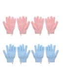 2 Pair Exfoliating Body Gloves | Unisex Bath Scrub Mitts for Shower Spa & Massage | Exfoliating Mitts for Body Face Hands & Feet - Buy Online on GoSupps.com