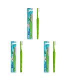 TePe Implant & Jaw-Friendly Toothbrush Pack of 3 - Ideal for Sensitive Teeth | International Shipping - Buy Online on GoSupps.com