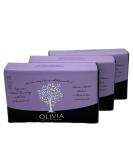 Buy Papoutsanis Olivia Natural Greek Soap with Olive Oil & Lavender - 3 x 125g Bars | Premium International Shipping - Buy Online on GoSupps.com