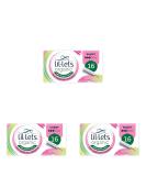 Lil-Lets Organic Non-Applicator Super Tampons 16 Count (Pack of 3) for Medium to Heavy Flow Made with 100% Organic Cotton GOTS Certified Vegan Organic Tampons Plastic Free Period Care - Buy Online on GoSupps.com