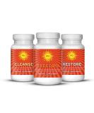 PCI Freedom Cleanse Restore by Dr. Omar Amin | Herbal Digestive Health Support Energy Boost & Immune System - 30-Day Supply 180 Veg Capsules - Buy Online on GoSupps.com