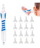 Smart Swab Spiral Ear Cleanser - Reusable Earwax Removal Kit with 16 Replaceable Tips - Safe, Pain-Free & Gentle Ear Cleaning - Buy Online on GoSupps.com