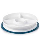 OXO Tot Stick & Stay Suction Divided Plate | Navy Blue | Best Child-Friendly Dinnerware for Easy Mealtime - Buy Online on GoSupps.com