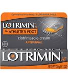 Lotrimin AF Cream 1% Clotrimazole Antifungal Treatment 1.1oz - Pack of 2 | For Athlete's Foot, Jock Itch, Ringworm - Buy Online on GoSupps.com