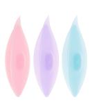 Harfington 3pcs Tatting Shuttles - Colorful Plastic Lace-Making Tools | DIY Hand Craft Supplies in Blue Purple Pink - Buy Online on GoSupps.com