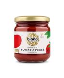 Biona Organic Tomato Puree 200g - Tomato Concentrate made from 100% Organically Certified Tomatoes - No Added Sugar Salt or Preservative - Non GMO Vegan 200 g (Pack of 1) - Buy Online on GoSupps.com