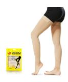 Ailaka Thigh High 20-30 mmHg Compression Stockings - Small, Beige (Footless) | Varicose Veins, Edema, Leg Pain Relief | Men & Women | 1 Pair - Buy Online on GoSupps.com