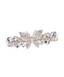 Elegant Vintage Butterfly Hair Clips for Women | Lichengtai Crystal Rhinestone Wedding Accessories | Fashionable Hair Jewelry for Thick & Thin Hair - Buy Online on GoSupps.com
