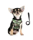 Femax Dog Harness & Leash Set - Soft Mesh Padded Reflective Adjustable for Puppies & Cats - Breathable Camouflage XS (26-29 cm) - Perfect for Walking Running & Training - Buy Online on GoSupps.com