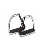 AMKA Stainless Steel Safety Stirrups - Flexible 10 cm 12 cm & 13 cm Options for Equestrian Safety | International Shipping Available - Buy Online on GoSupps.com