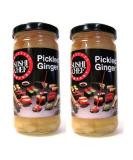 Sushi Chef Pickled Ginger - Pack of 2 Jars | High Quality Japanese Condiment - Buy Online on GoSupps.com