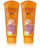 Lotus Herbals Safe Sun UV Screen Matte Gel SPF 50 - 2 X 50G | Best Sunscreen for All Skin Types | International Shipping Available - Buy Online on GoSupps.com