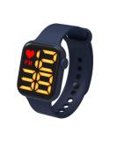 Ysoom Boys LED Sports Watch | Waterproof Digital Watch for Kids | Square Touchscreen Children's Electronic Watch in Blue - Buy Online on GoSupps.com