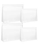 SPLF 4 Pack TSA Approved Leakproof Clear Toiletry Bags - Quart Size Zipper Bags for Travel, BPA Free Makeup Cosmetic Bags for Men and Women - Airport Compliant - Buy Online on GoSupps.com