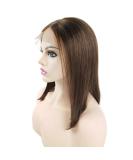Shop Mila 10 Short Bob Real Hair Wig - 100% Virgin Brazilian Lace Wig Naturally Black 130% Density - International Shipping Available - Buy Online on GoSupps.com