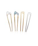 Sioppki 4 PC U-Shaped Hair Needle Clips | French Style Shell Hairpins & Chignon Sticks | Women's Hair Styling Accessories - Buy Online on GoSupps.com
