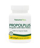 Nature's Plus Propolplus Propolis & Bee Pollen - 60 Softgels for Immune Support - Buy Online on GoSupps.com