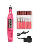 JacobsParts Electric Nail Drill Kit - Portable Pink Manicure & Pedicure Machine - Buy Online on GoSupps.com