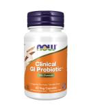 NOW Foods Clinical GI Probiotic - 20 Billion Cultures 60 Vegan Capsules Non-GMO Gluten-Free Soy-Free & Vegetarian - Buy Online on GoSupps.com
