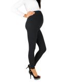 FUTURO FASHION Maternity Leggings | Full Ankle Length Cotton Pants | Belly Support | Size 8-22 | Graphite - Buy Online on GoSupps.com