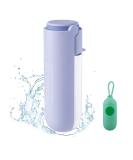 Shop KQPIINW 420ml Portable Pet Water Bottle - Ideal for Dogs & Cats | Safe Spout Design for Hiking Walking & Running - Purple - Buy Online on GoSupps.com