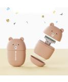 Portable Bear Style Women's Razor for Travel - Manual Shaver with 2 Safety Cartridges & Skin Care Soap Set - Buy Online on GoSupps.com