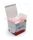 Wellgler's Oral Care Swabs Disposable- Pink 100 Counts Plum shape pink 100 - Buy Online on GoSupps.com