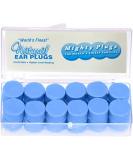 Mighty Plugs (12 Pair) - Pure Beeswax - NRR 34 Sound Blocking - Snore Blocking Ear Plugs for Sleeping and Swimming - Buy Online on GoSupps.com