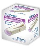 MediChoice Disposable Lancet 3 Gauge 1.5mm Depth Purple - Box of 200 - Buy Online on GoSupps.com
