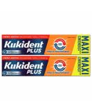 Kukident Plus Double Action MAXI Adhesive Cream 2x65g - Secure Fit for Total & Partial Dentures | International Shipping - Buy Online on GoSupps.com