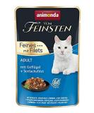 Animonda Adult Cat Food - Premium Wet Food with Poultry Fillets | 18 x 85g Pack for Fussy Cats - Buy Online on GoSupps.com