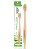 Corpore Sano Bamboo Toothbrush - 100% Moso Eco-Friendly Medium Hardness | Sustainable Dental Care - Buy Online on GoSupps.com