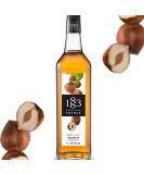 Maison Routin 1883 Hazelnut Syrup 1000ml Pet Bottle - Pack of 1 | Premium Quality Syrup for Drinks and Desserts - Buy Online on GoSupps.com