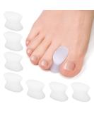 Haobin Silicone Toe Spreader | 8-Piece Gel Toe Separator for Pain Relief & Correction | Overlap & Hammer Toe Relief - Buy Online on GoSupps.com