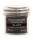 Ranger Embossing Powder  .56 Ounce Jar  Super Fine Black - Buy Online on GoSupps.com