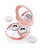 OFONE Rechargeable Contact Lens Cleaner Case with Mirror & Remover Applicator - Pink - Buy Online on GoSupps.com