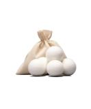 Morus Wool Dryer Balls 6-Pack Drying Balls for Laundry Reusable Fabric Softener Reduce Clothing Wrinkles Drying Clothes Faster Eco-Friendly - Buy Online on GoSupps.com