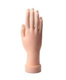 Buqikma Nail Practice Hand, Nail Art Training Hand Flexible Movable Fake Hand Manicure Practice Tool (Pack of 1) - Buy Online on GoSupps.com
