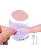 Mini UV Nail Lamp 16W for Gel Nails - Portable & Professional Nail Dryer (Pink) - Buy Online on GoSupps.com