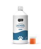 Anigo Premium Salmon Oil for Dogs - 1 Liter Omega 3 & 6 High-Dose Fish Oil for Optimal Health - BARF Quality - Buy Online on GoSupps.com